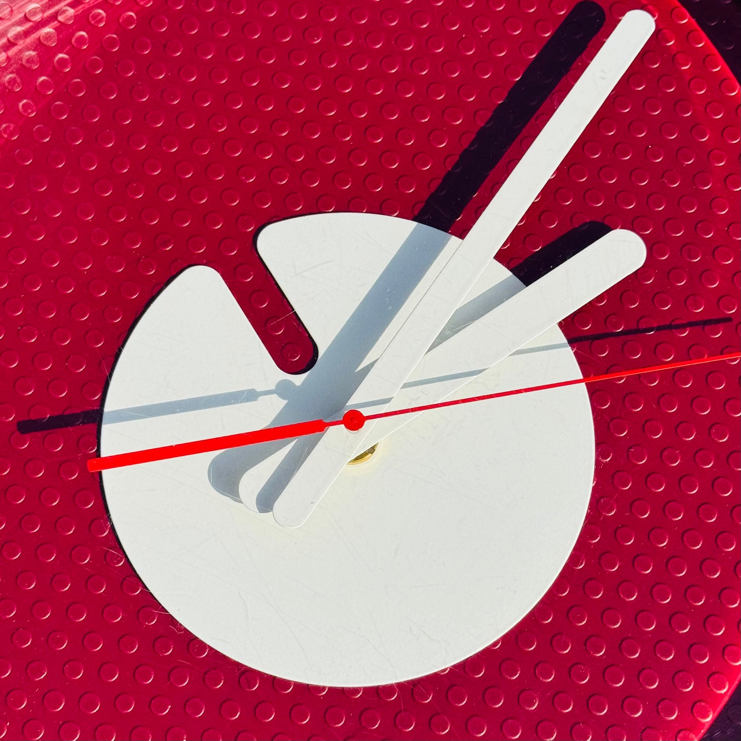 Vintage Hi-Tech Large Wall Clock 1985