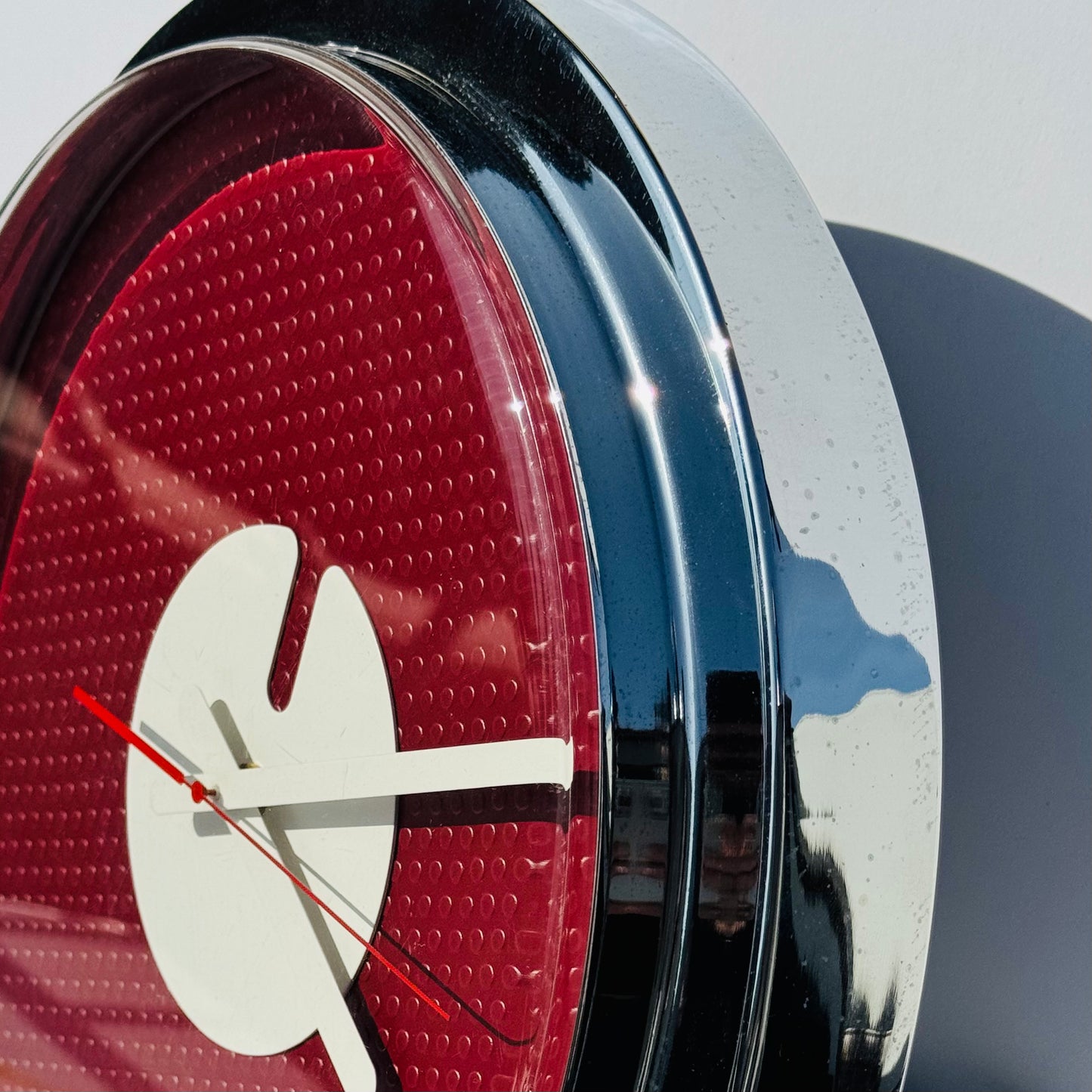 Vintage Hi-Tech Large Wall Clock 1985