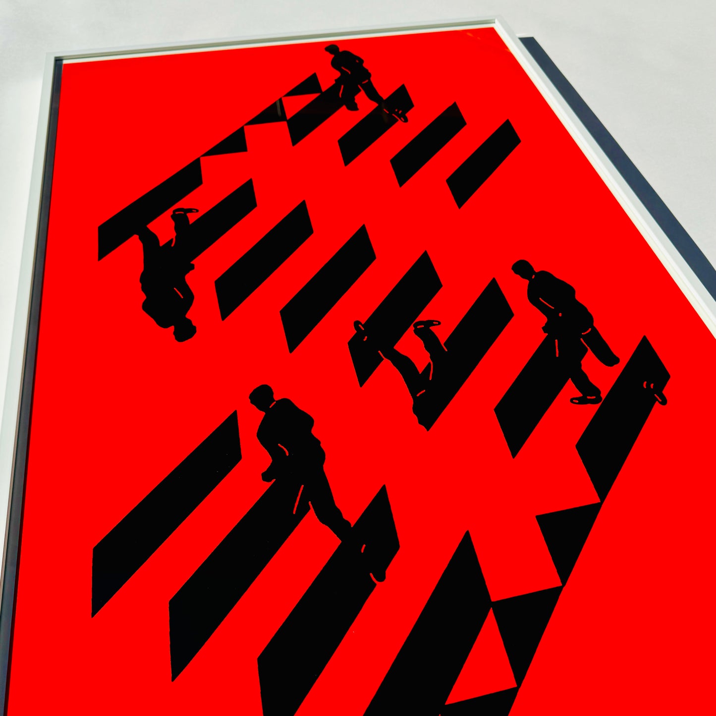 Limited Ed. Shigeo Fukuda S/O Framed Silkscreen Prints 1994