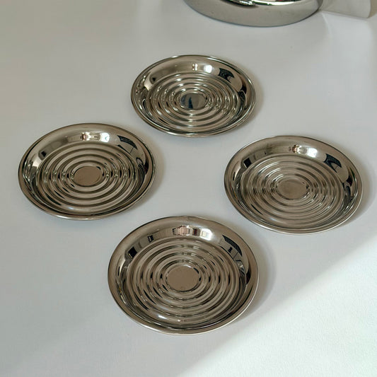 Vintage Alessi Bauhaus Collection Coasters 1990s