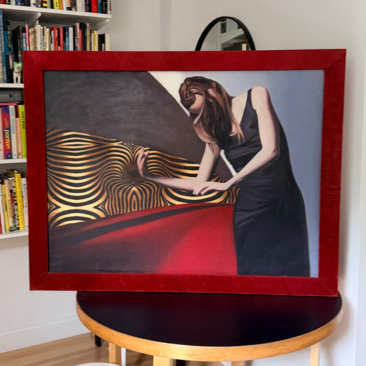 Large Custom Framed Surrealist / Realism Painting 2013