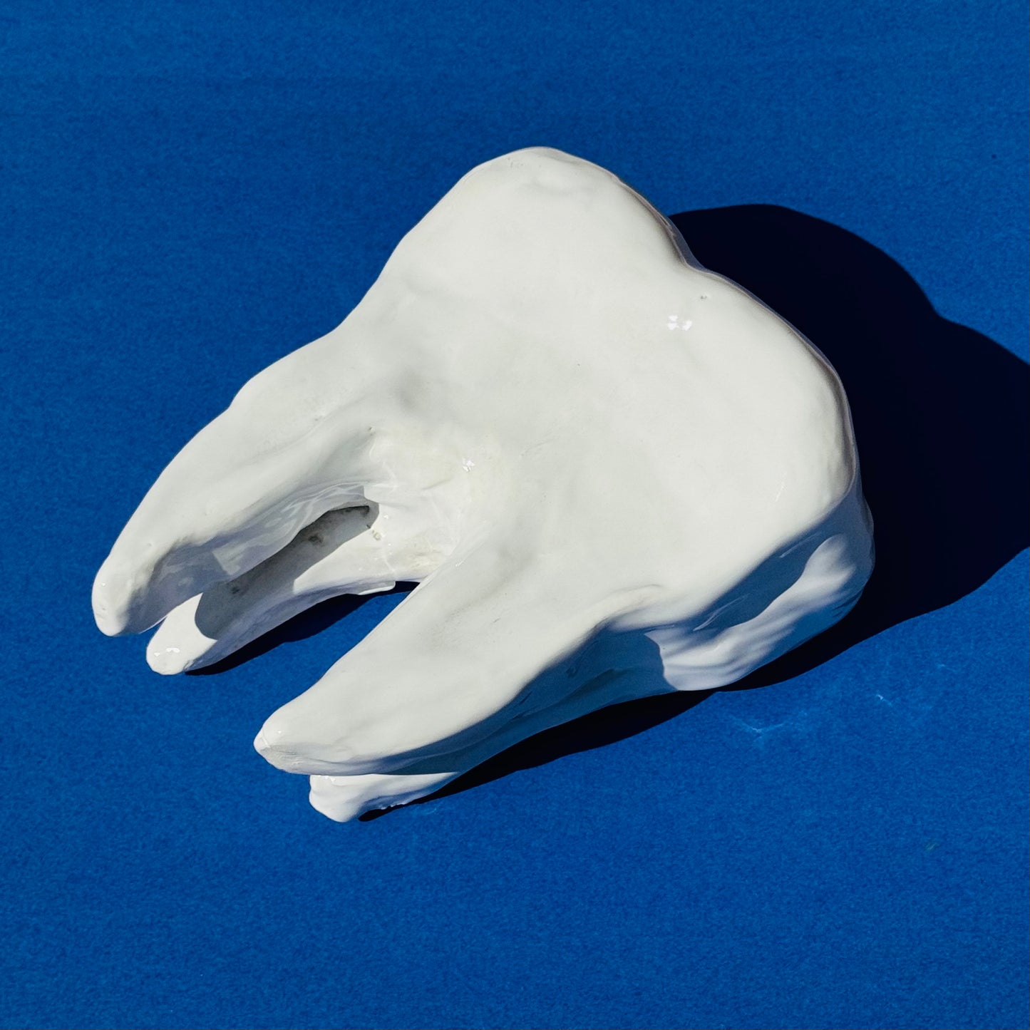 Vintage Large Studio Pottery Ceramic Tooth