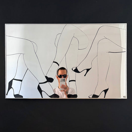 Vintage Reuben Karol Legs Mirror 1970/80s
