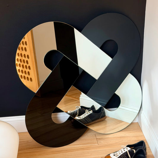 Vintage Custom Sculptural Mirror 1970s