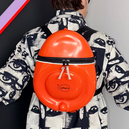 Deadstock Craig Morrison x Inflate Orange Rucksack 1998