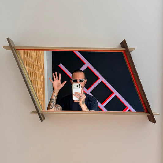 CHIAOZZA 'Tall Parallelogram Mirror' 2013