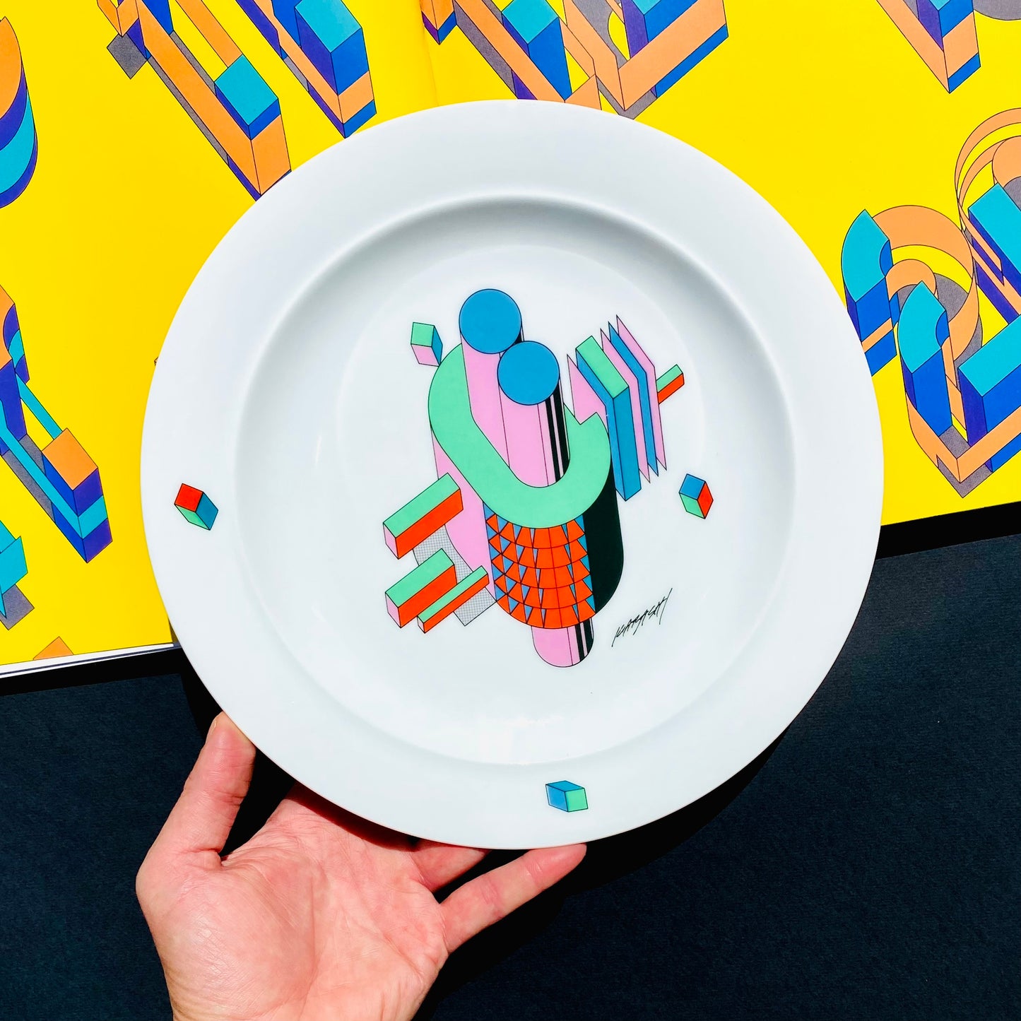 Vintage Takenobu Igarashi Graphic Plate / Catchall