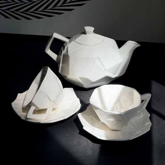 Vintage Bill Harvey 'Shatter' Tea Set 1990s