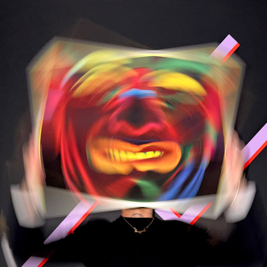 Vintage Ed Paschke 'Caliente' Lithograph 1990