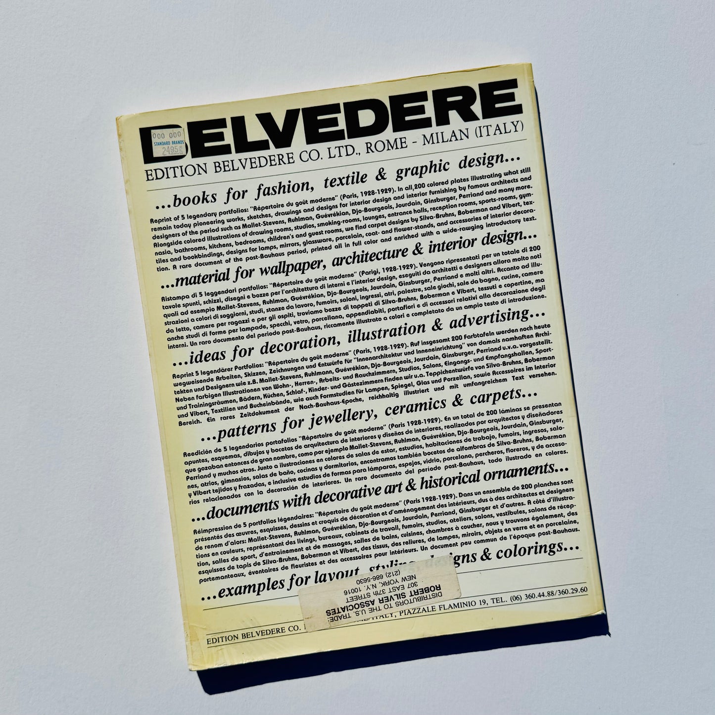 Repertoire: Modern Interior Design 1928-29 No. 3 / 1986