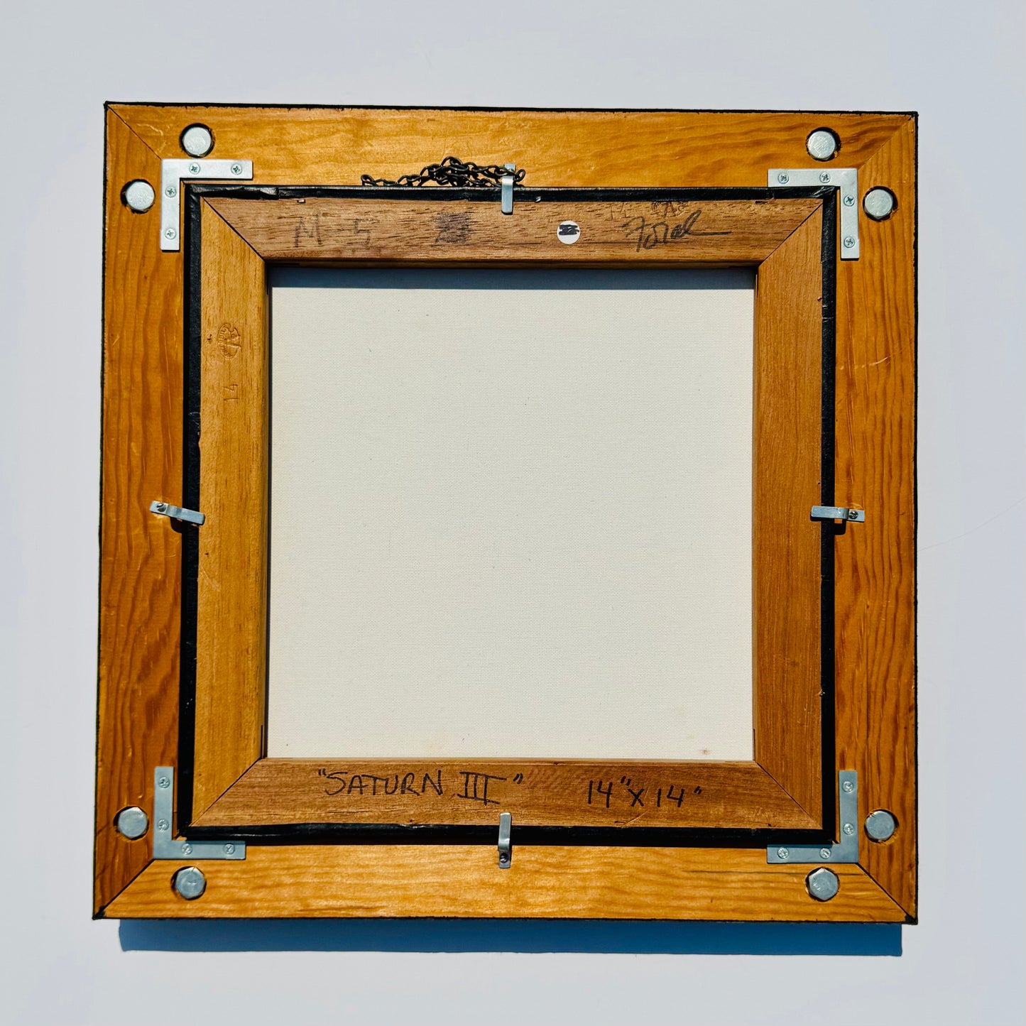 Vintage Thomas Foral 'Saturn III' Tit Painting 1995