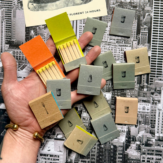 Vintage Florent / Tibor Kalman / M&Co Matchbooks Circa 1980s