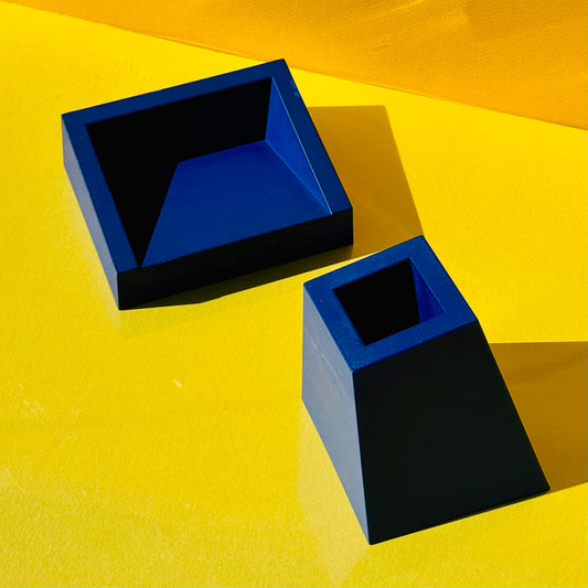 Vintage Enzo Mari 'Clino' Desk Accessories / Kartell 1992