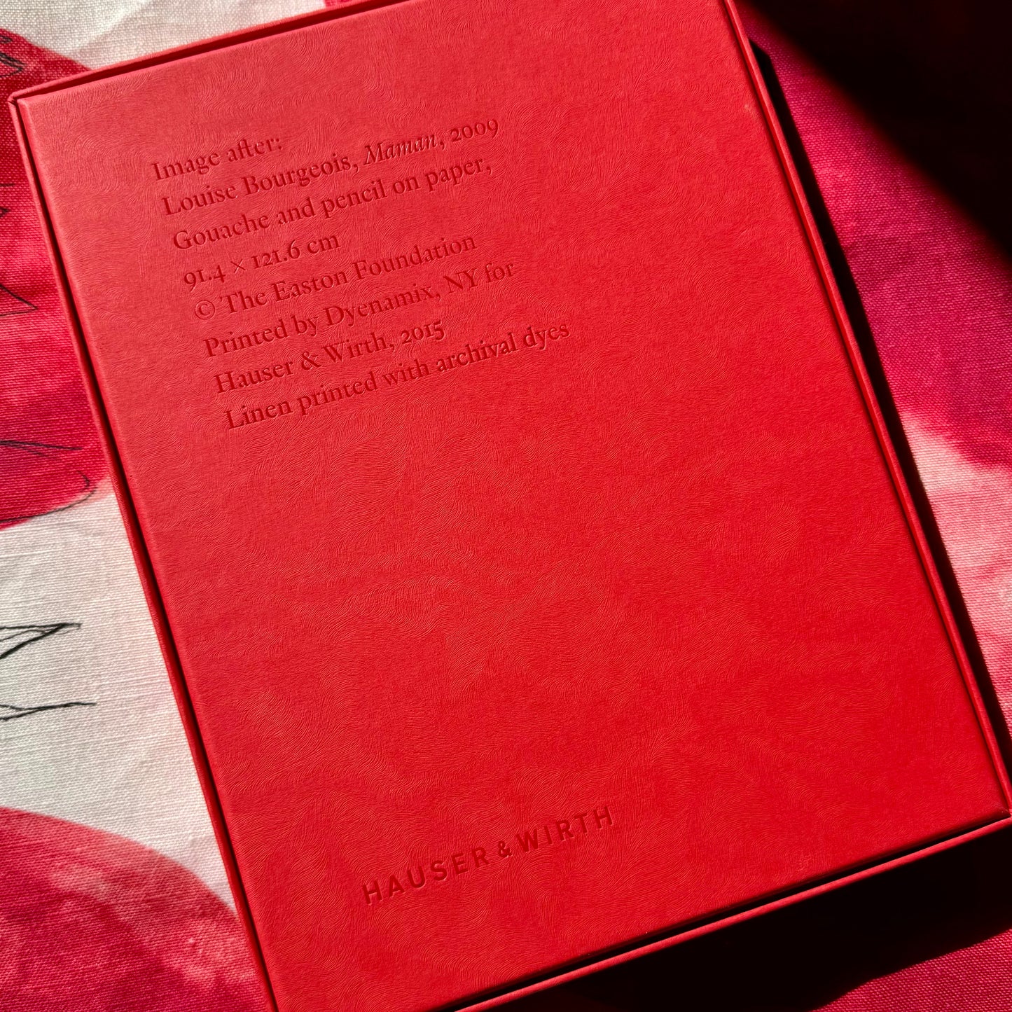 Louise Bourgeois Small Edition 'Maman' Pillowcase 2015