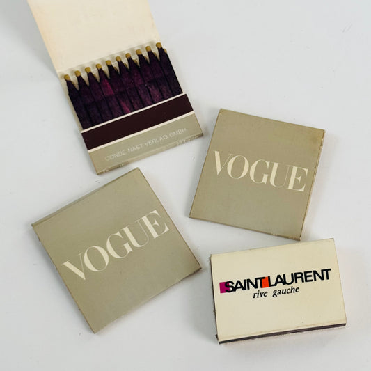 Vintage NYC Iconic Fashion Matchbooks Circa 1980s