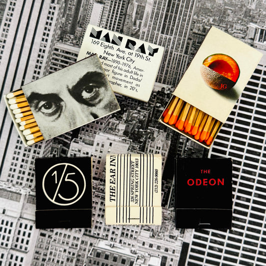 Vintage NYC Restaurant Icons Matchbooks Circa 1980s