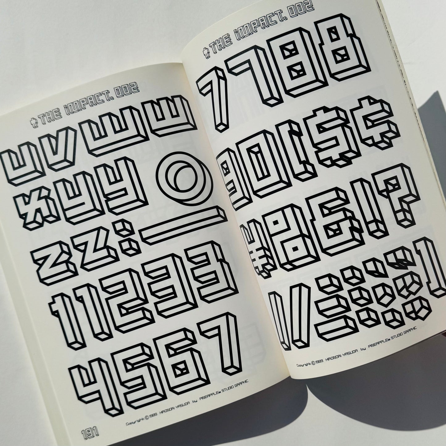 Hironori Yasuda / Pineapple Graphics Alphabet Collection Vol. 2 Softback 1989