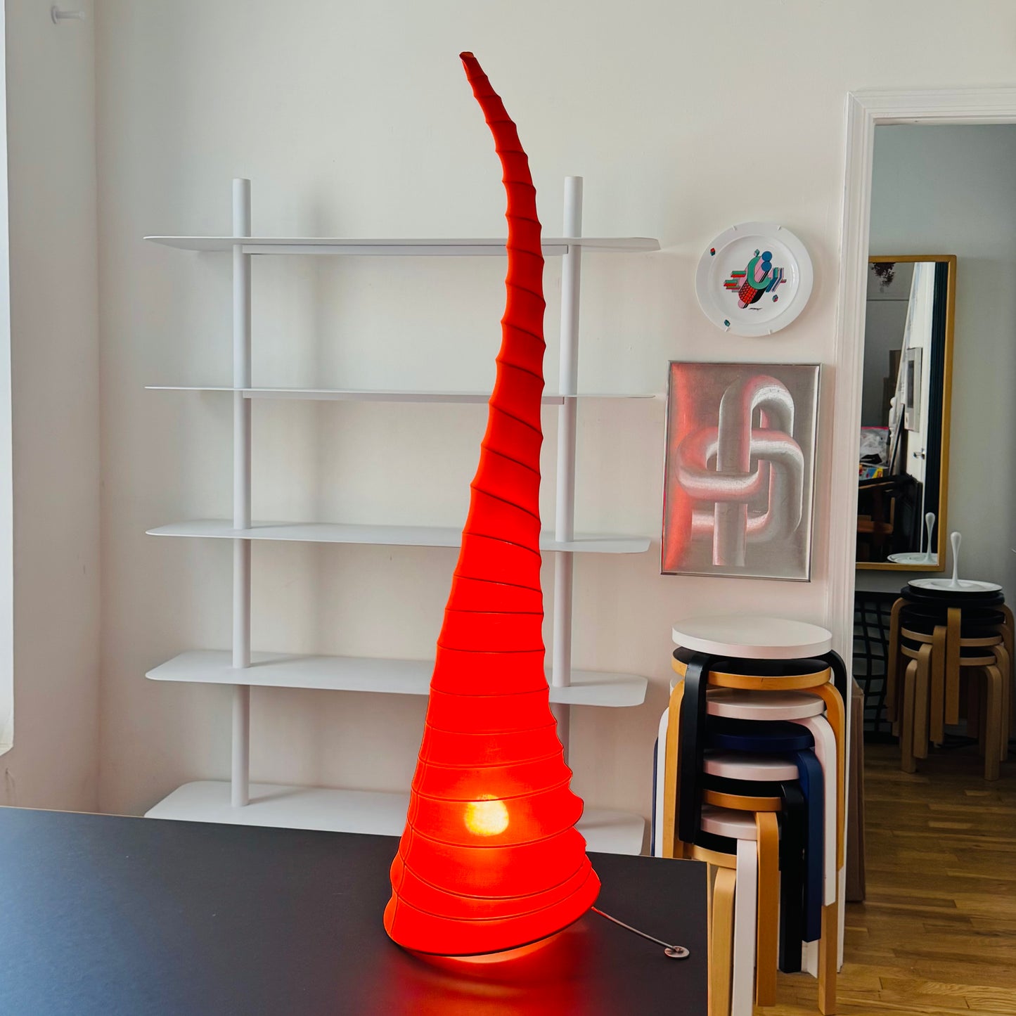 Vintage Joey Orbit 'Worm' Lamp 1990s