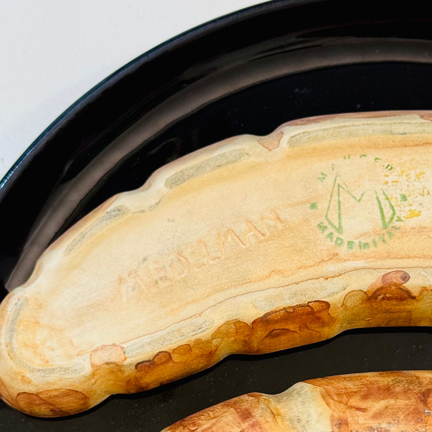 Vintage Trompe L'oeil Life Size Croissant Box
