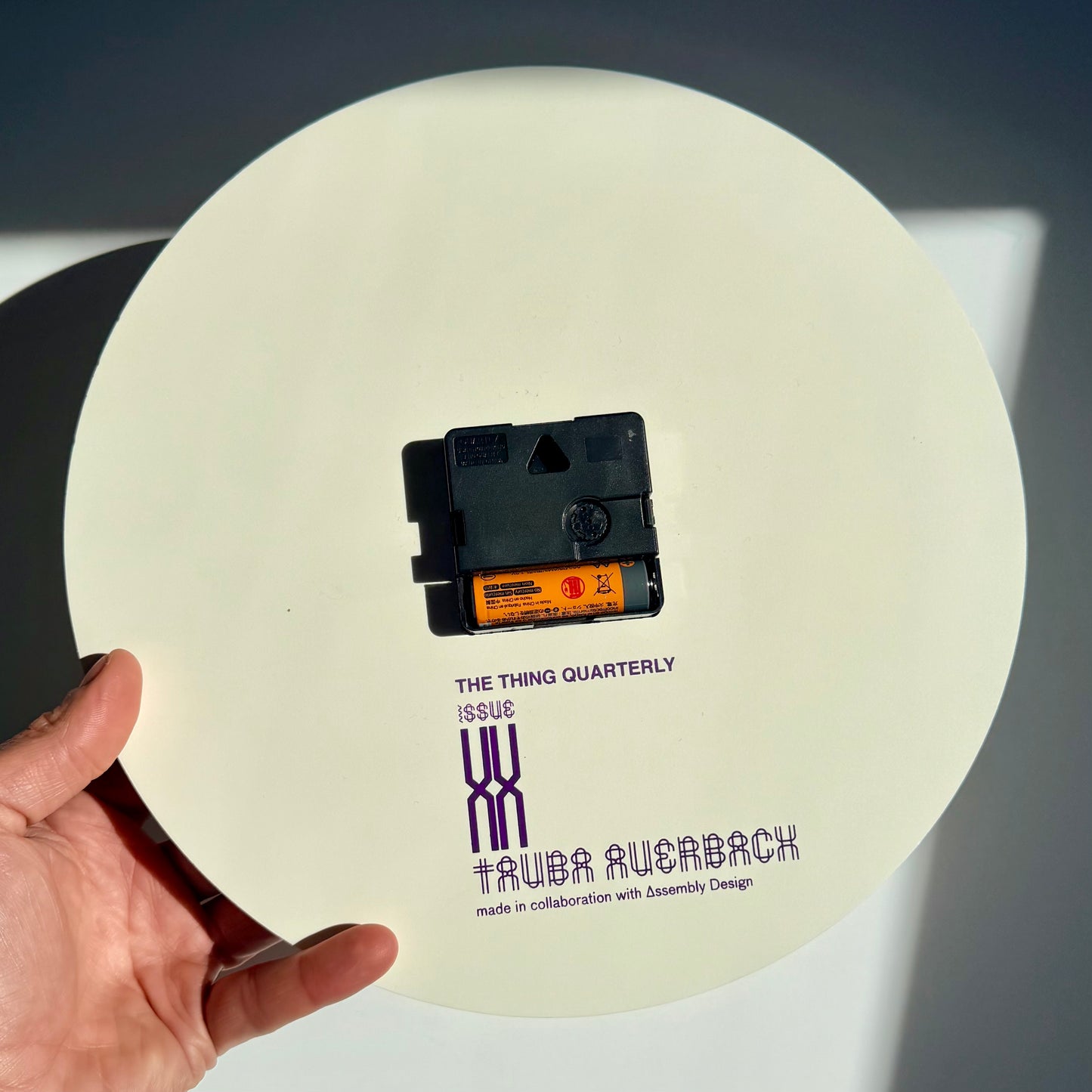 Tauba Auerbach Limited Ed. 24hr 'The Clock' 2013