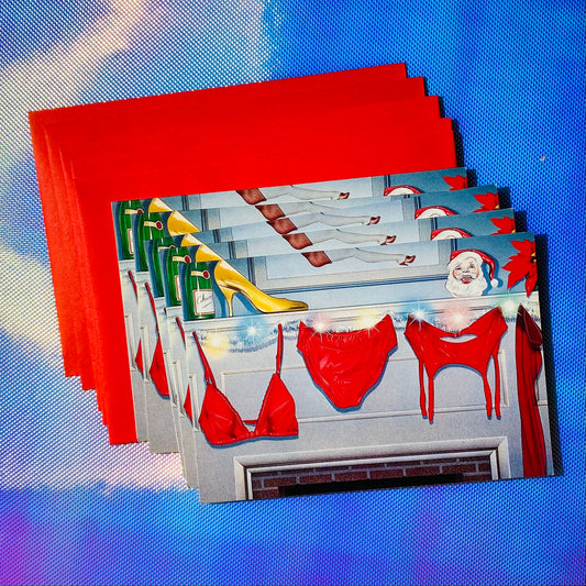 Deadstock 'Twas the Night Before Xmas' Holiday cards s/5