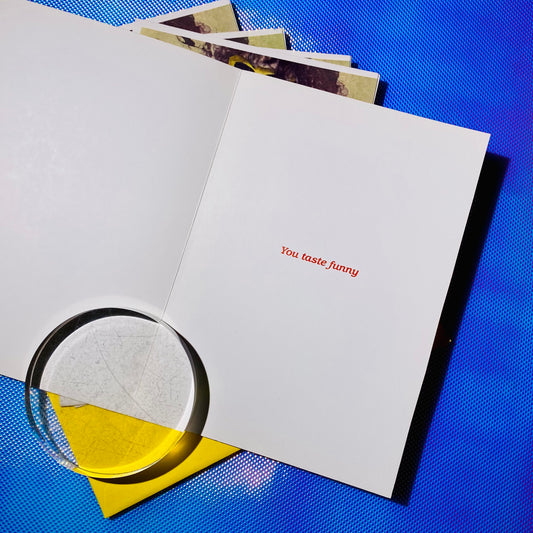 Deadstock Rabanne & Rabanne 'You Taste Funny' Cards s/5