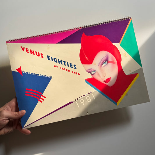 Vintage Venus Eighties By Pater Sato 1981 Calendar