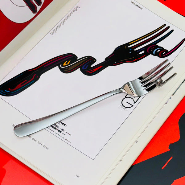 Scarce Shigeo Fukuda 'HI-SENSE' Flatware 1990 Set of 10