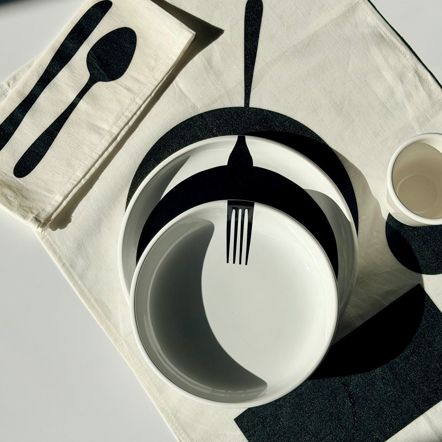 Sandra Bautista 'A Lights Drawing' Place Setting 2008