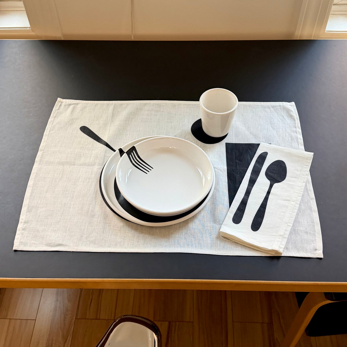 Sandra Bautista 'A Lights Drawing' Place Setting 2008