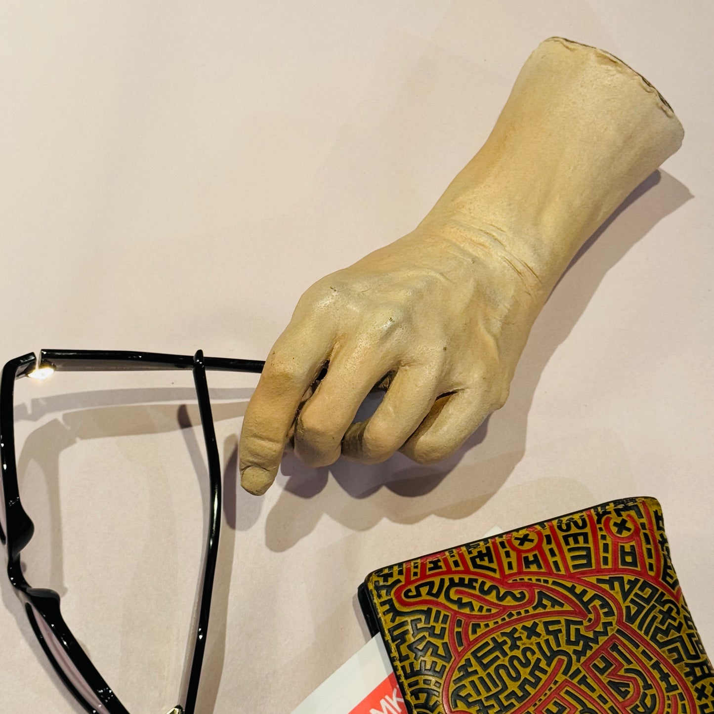 Vintage Figurative Hand Sculpture 1970s