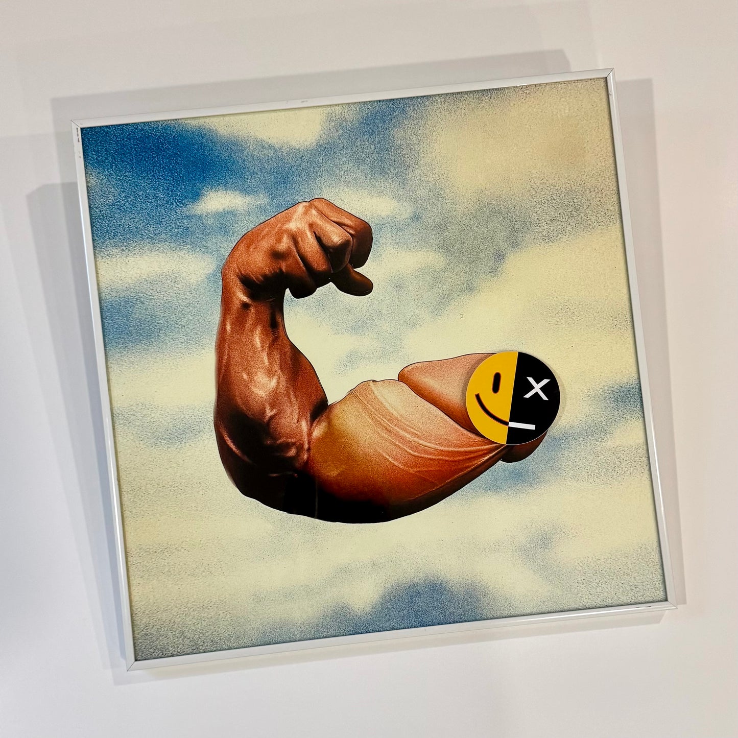 Adrian Loos 'Make A Muscle' Framed Print