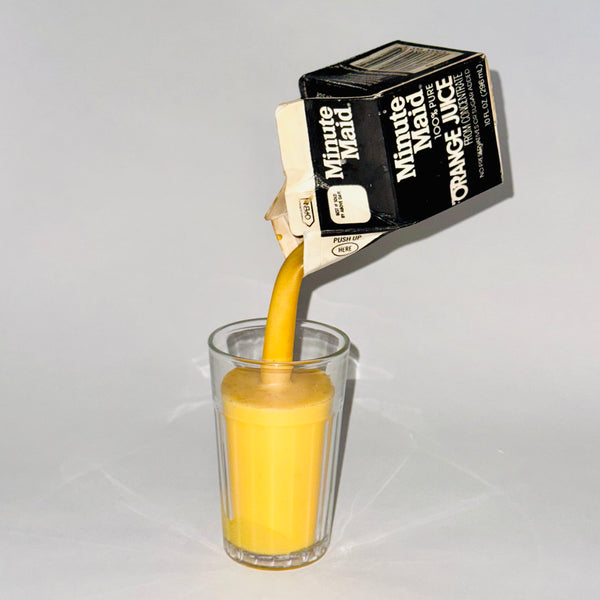 Vintage Frozen Moments Orange Juice Pour