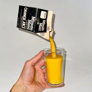 Vintage Frozen Moments Orange Juice Pour