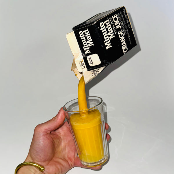 Vintage Frozen Moments Orange Juice Pour