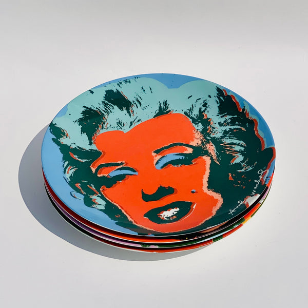 Vintage Pop Art Warhol 'Marilyn' Plates 1997