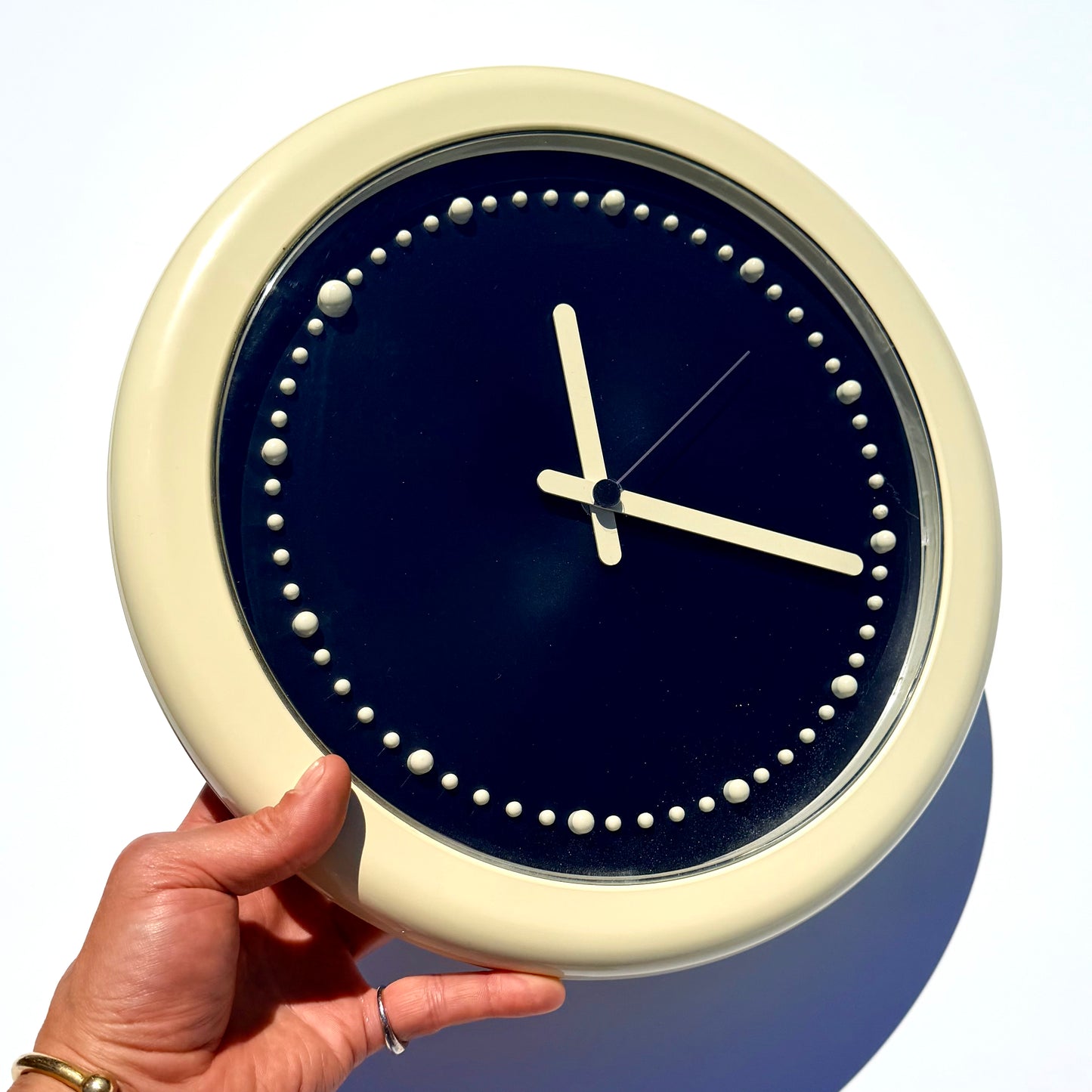 Vintage Rexite Zero 980 Wall Clock 1981