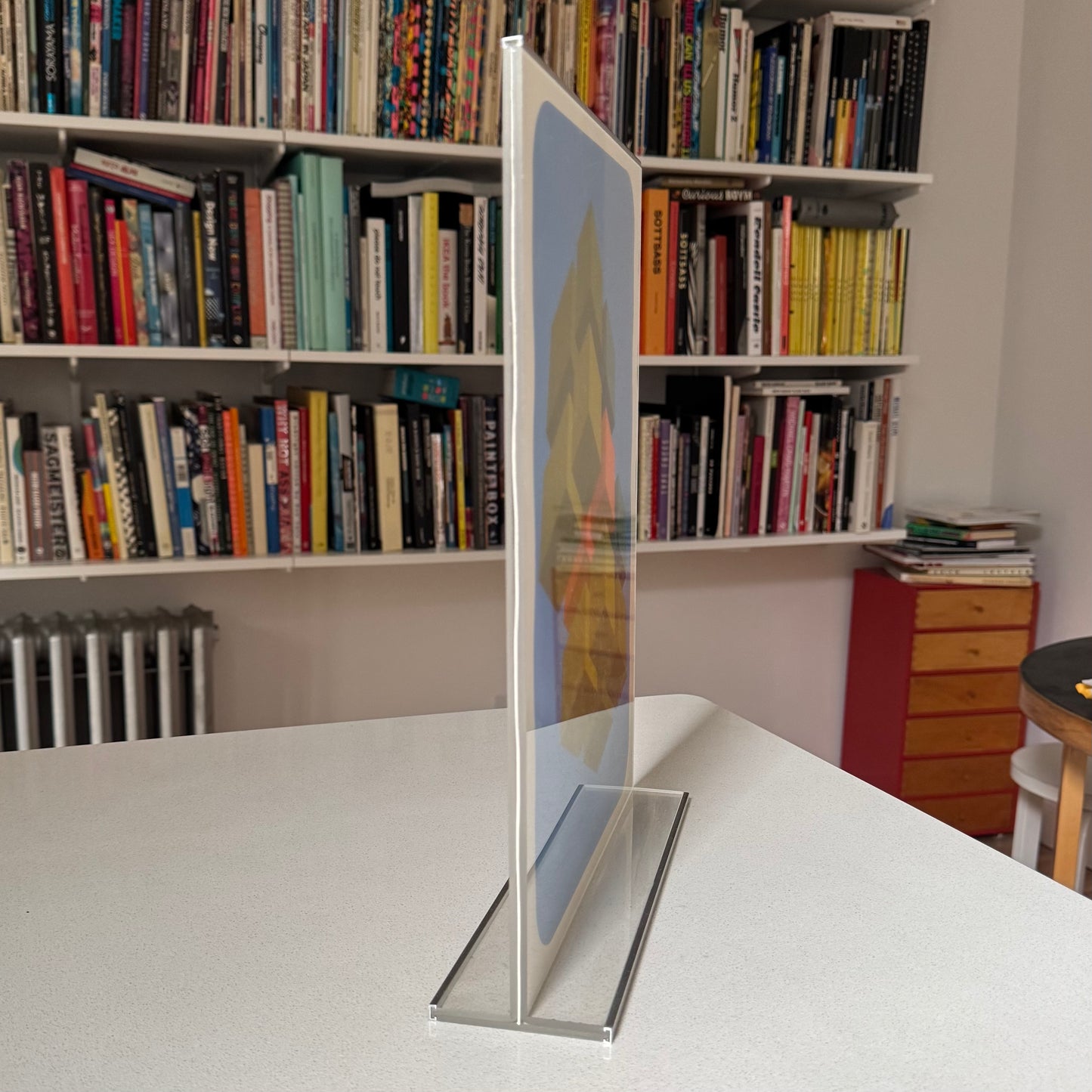 Vintage Marko Spalatin 'Floating Cubes 12' Silkscreen 1972