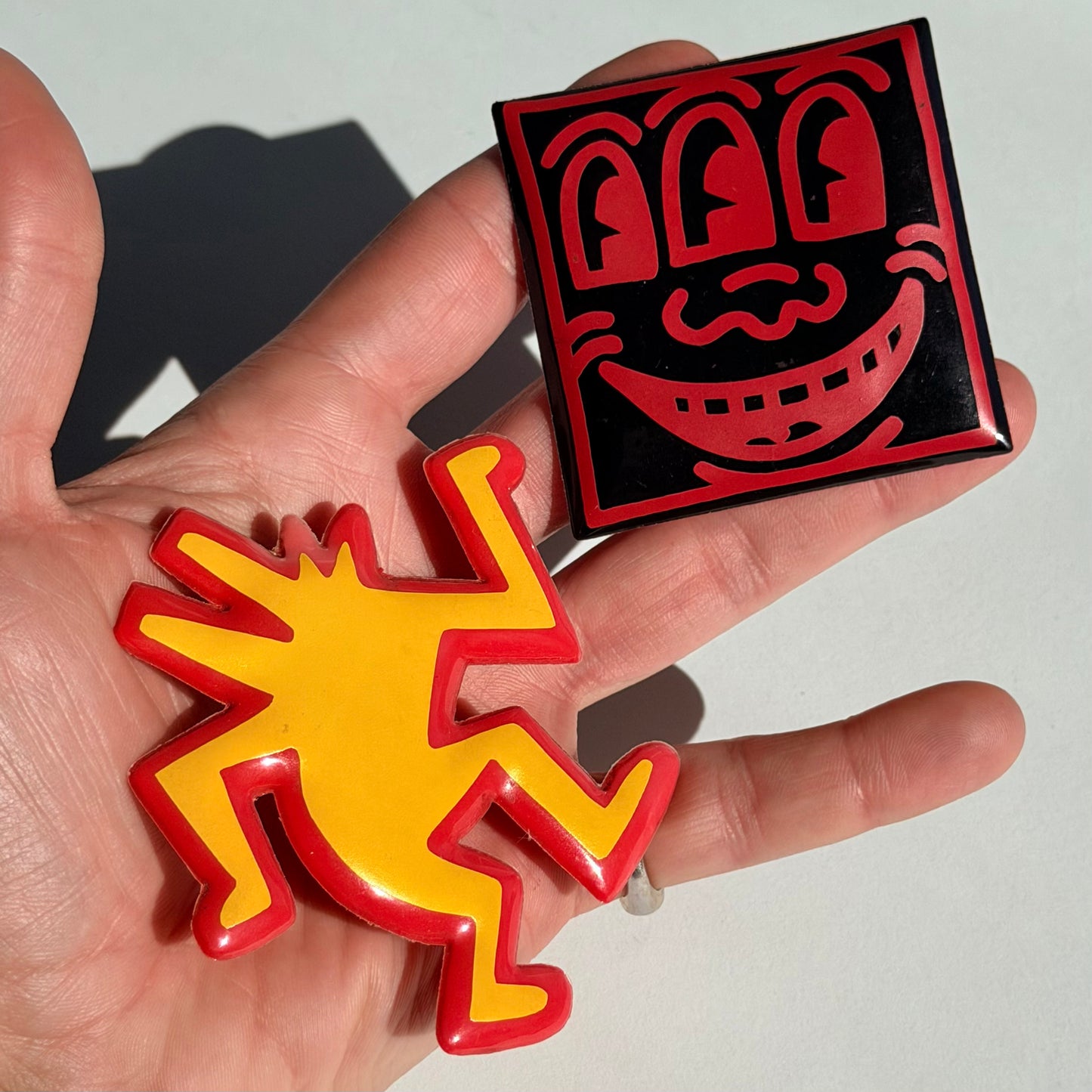 Vintage Keith Haring Pop Shop Magnets 1985