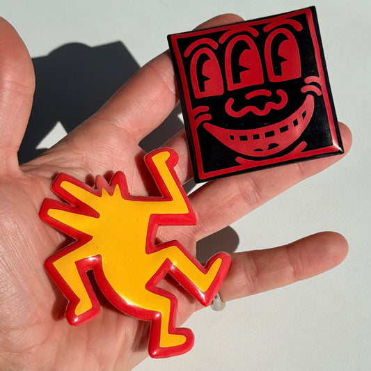 Vintage Keith Haring Pop Shop Magnets 1985