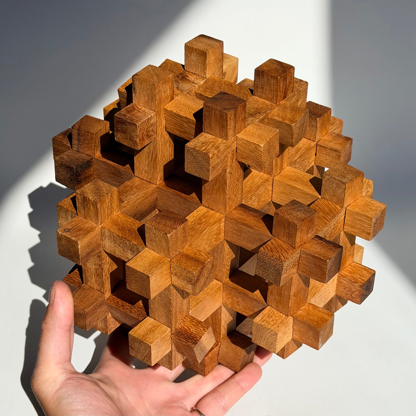Vintage Wood Sculpture after Sori Yanagai 1970/80s