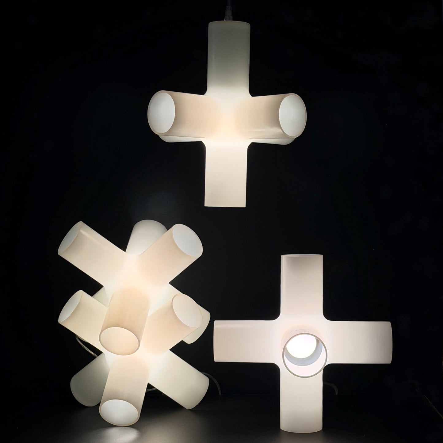 Vintage Crosslight Lamps / Belgium 2001