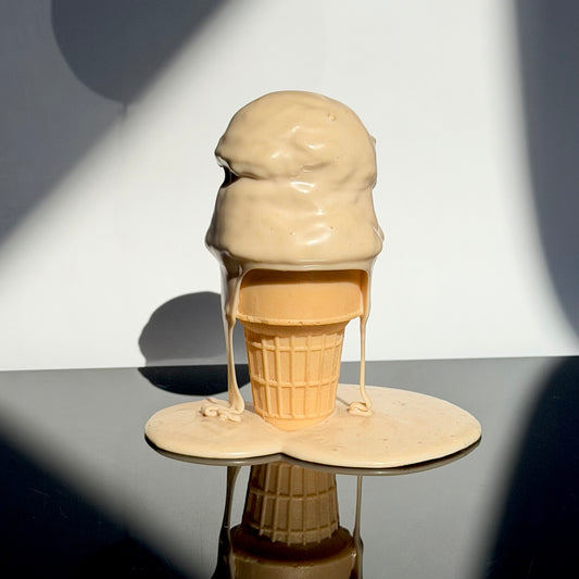 Vintage Frozen Moments Melting Ice Cream Cone