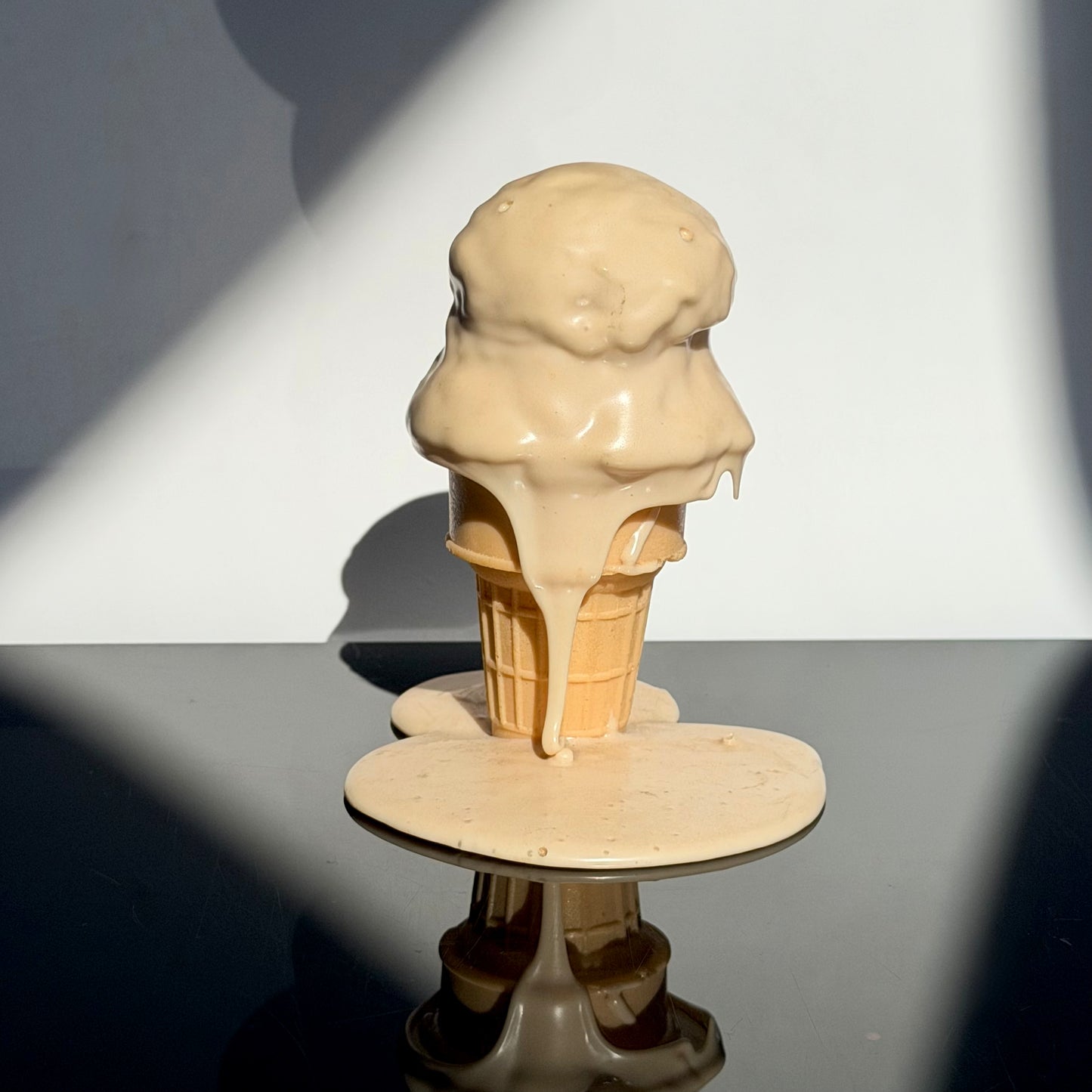 Vintage Frozen Moments Melting Ice Cream Cone