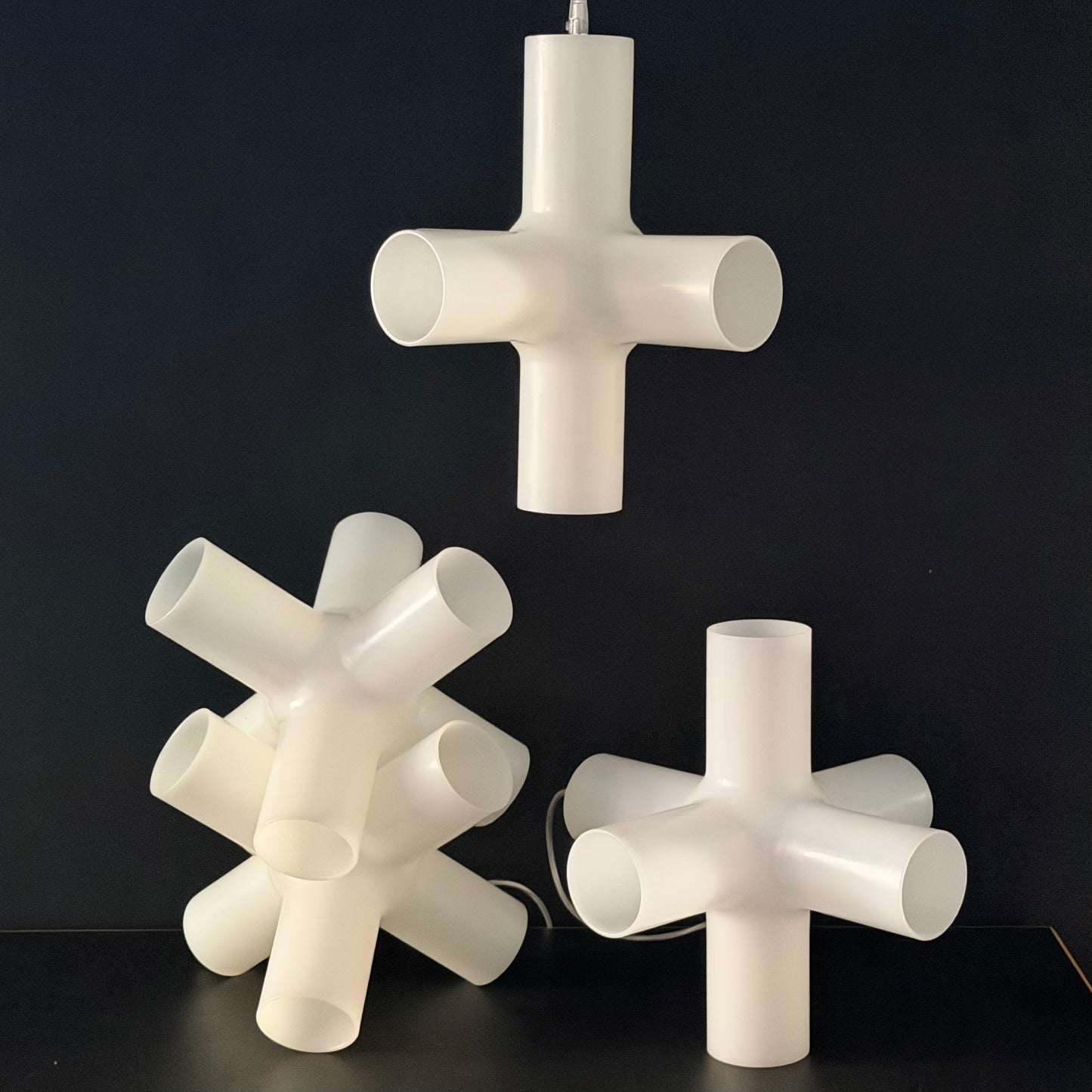 Vintage Crosslight Lamps / Belgium 2001