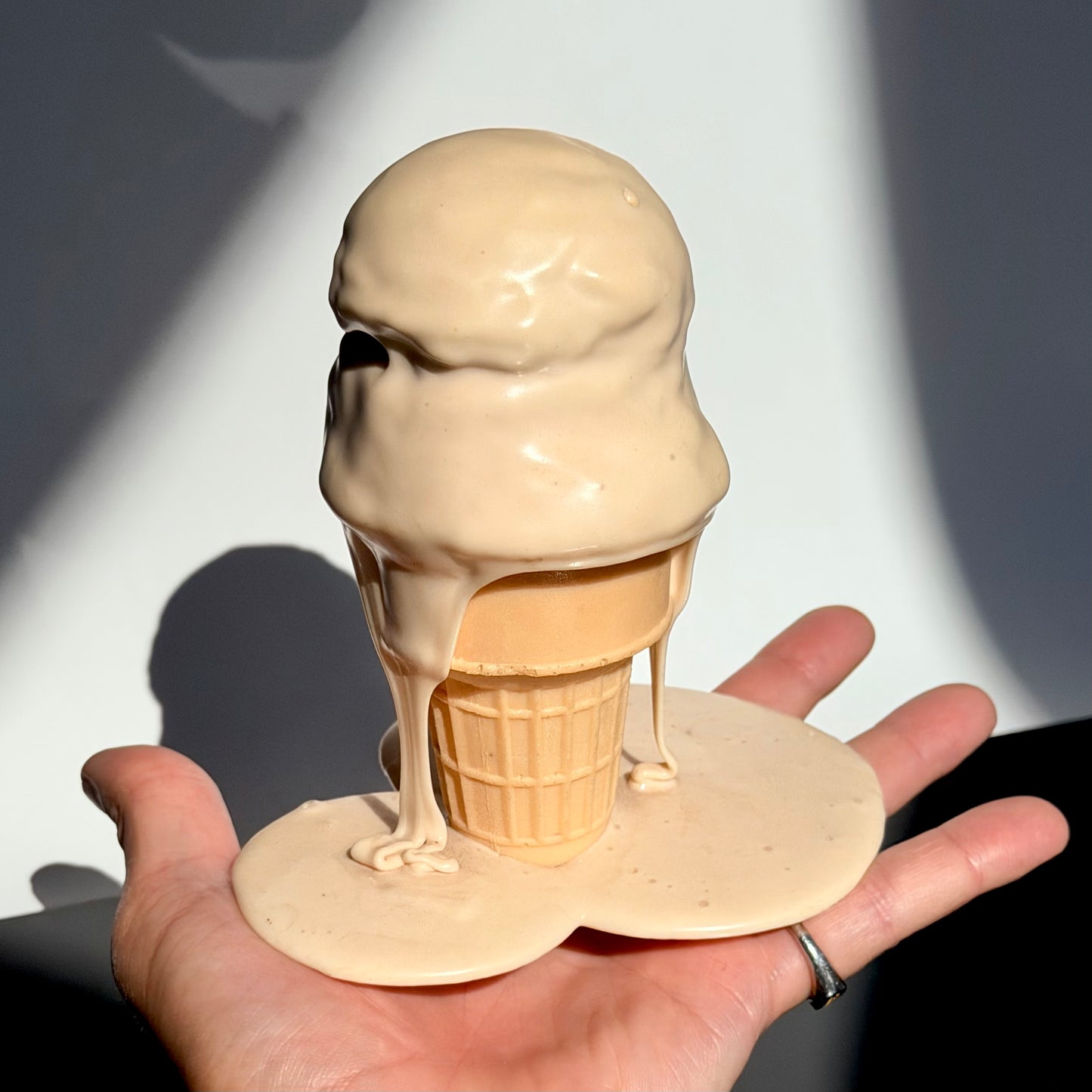 Vintage Frozen Moments Melting Ice Cream Cone