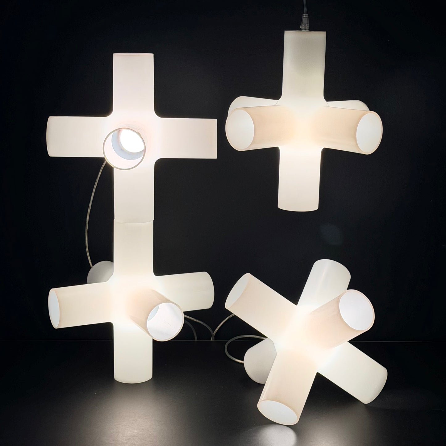 Vintage Crosslight Lamps / Belgium 2001