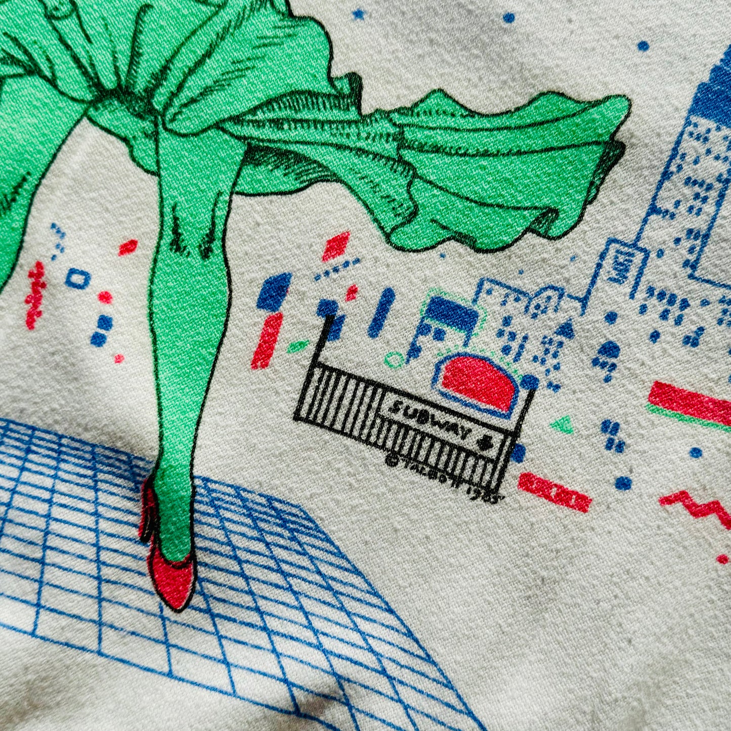 Vintage Hudson Talbott Lady At Liberty Sweatshirt Sz S