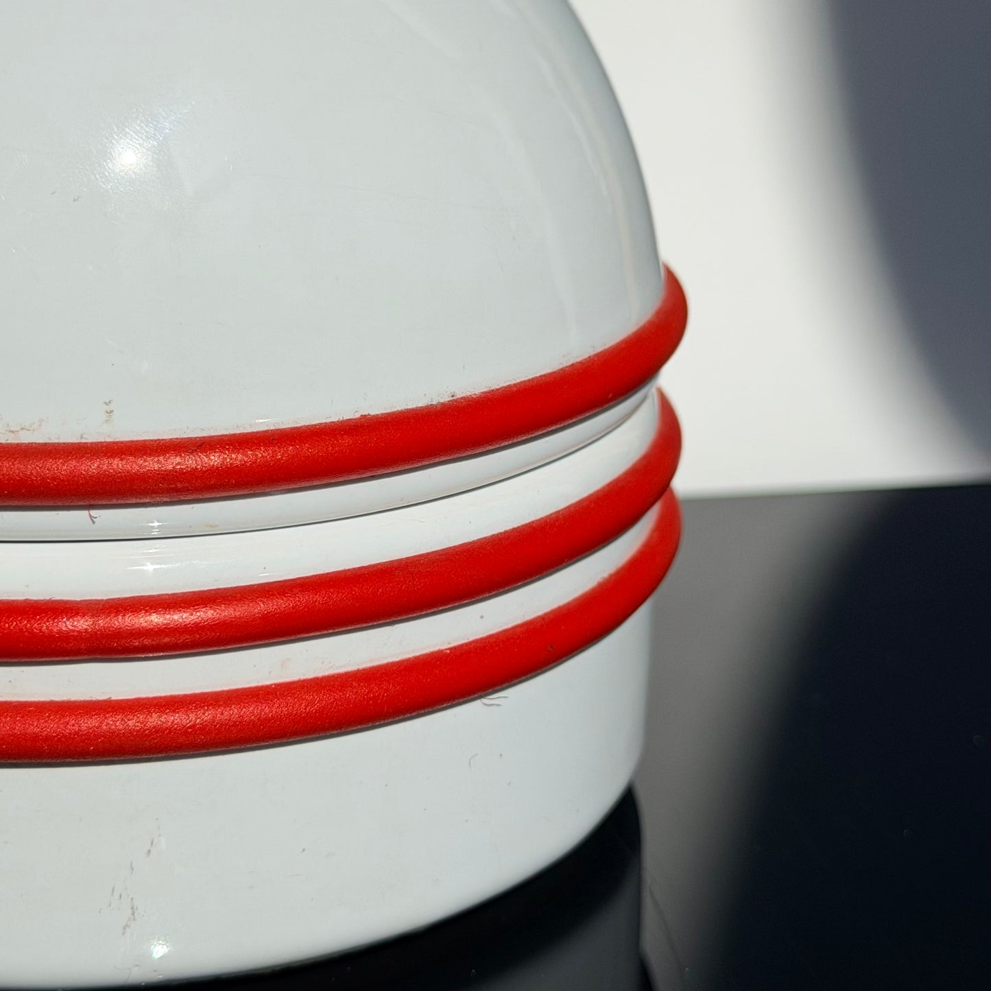 Vintage Space Age Ceramic Trinket Box 1970s