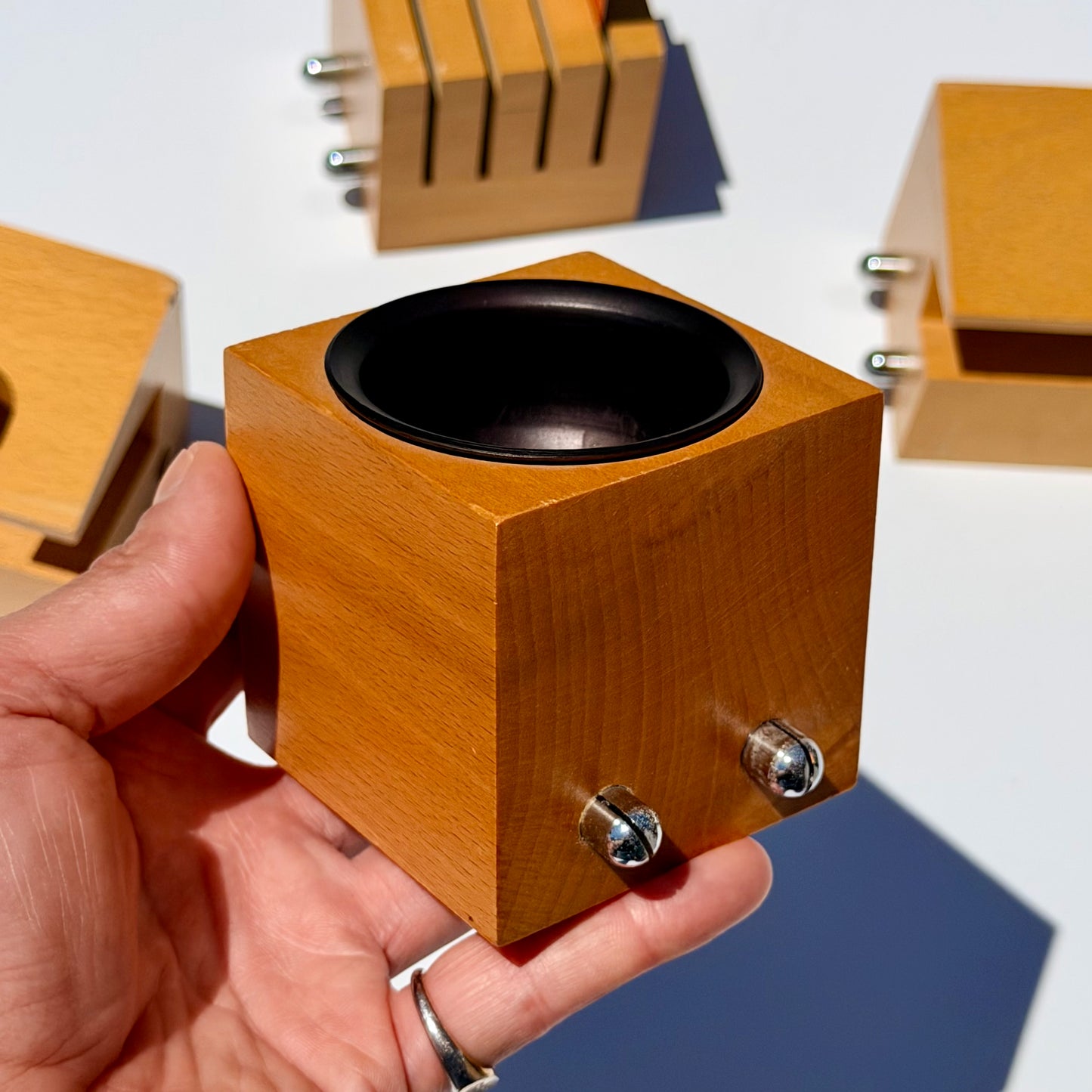 Vintage Modular Cube Desk Organizer 1990s